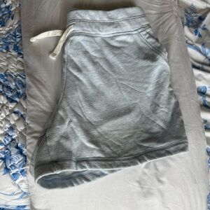 Powder blue lounge shorts